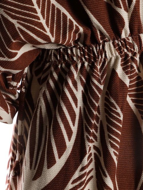 Vestido Midi Autentique Feminino MARROM