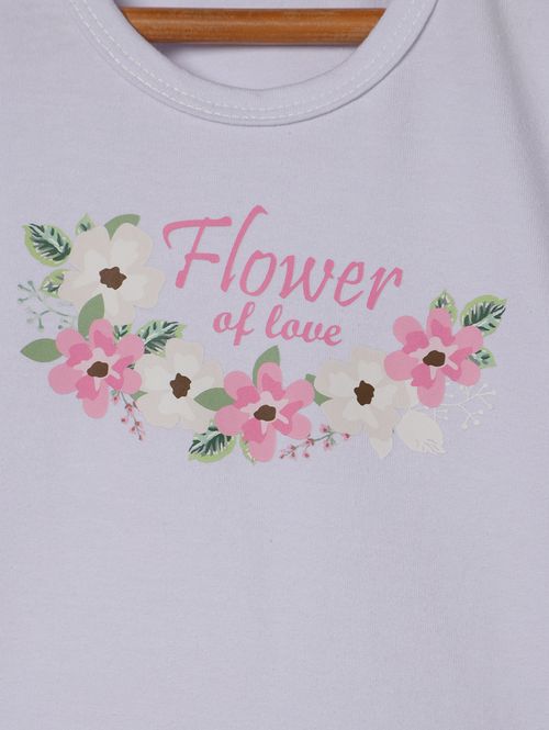 Conjunto Curto Infantil Para Menina - ROSA