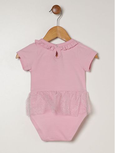Body Hello Kitty Infantil Para Bebê - ROSA