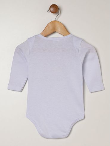 Body Infantil Para Bebê - Branco