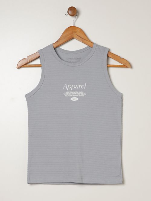 Camiseta Regata Juvenil Para Menino - AZUL