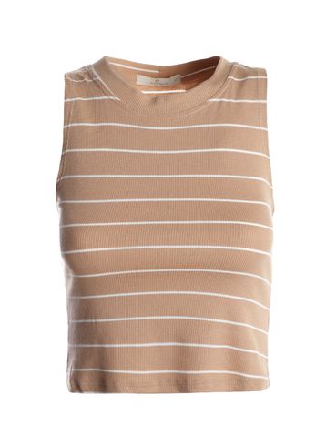 Blusa Regata Listrada Autentique Feminina BEGE/BEGE/OFF WHITE