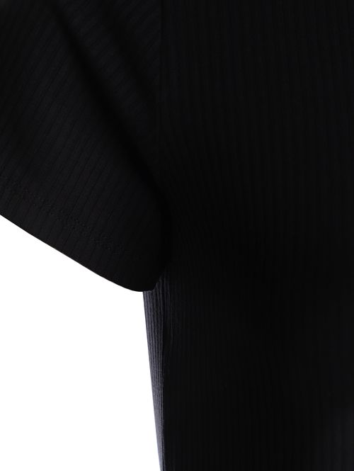 Vestido Canelado Sevilha Lunender Feminino PRETO