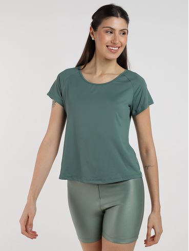 Blusa Raglan Active Dry Vels Feminina VERDE