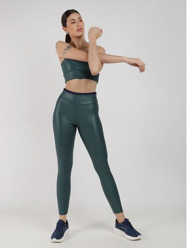 Top Fitness Cirrê Vels Feminino VERDE