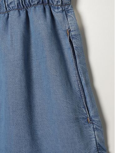 Short Jeans Plus Size Feminina AZUL