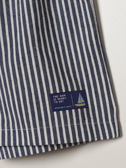 Conjunto Curto Infantil Para Menino - MARINHO