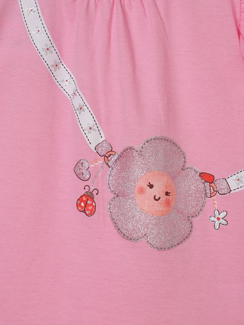 Conjunto Curto Infantil Para Menina - ROSA