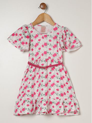 Vestido Infantil Para Menina - PINK