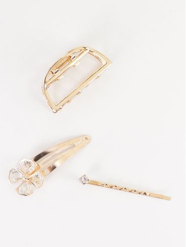 Kit Presilhas de Cabelo DOURADO