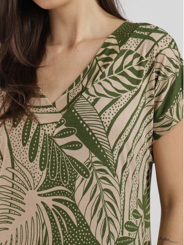 Vestido Malha Marrocos Feminino VERDE