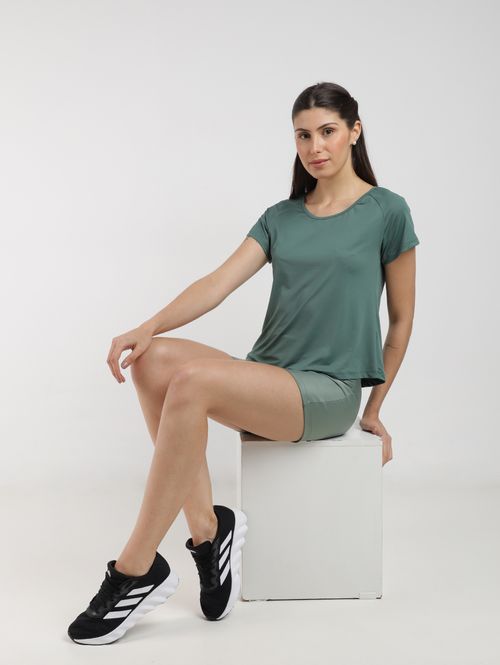 Bermuda Cirrê Vels Feminina VERDE CLARO