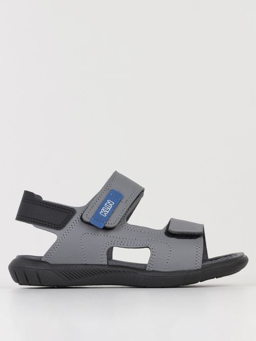 Sandália Urban Klin Juvenil Para Menino - GRAFITE/PRETO