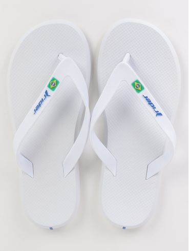 Chinelo Brasil Rider Masculino BRANCO