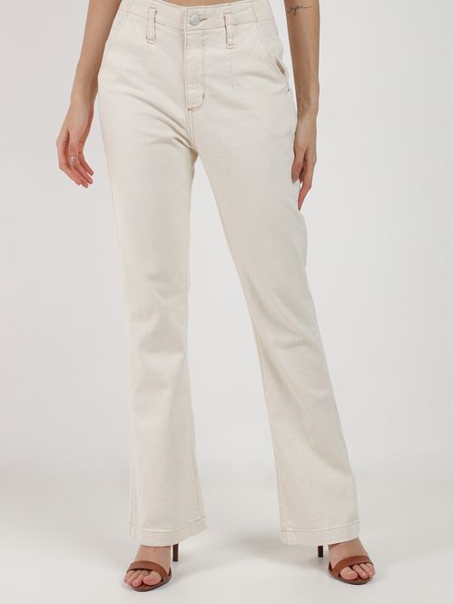 Calça Sarja Boot Cut Mokkai Feminina NATURAL