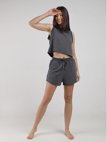 Pijama Curto Moletinho Feminino CHUMBO