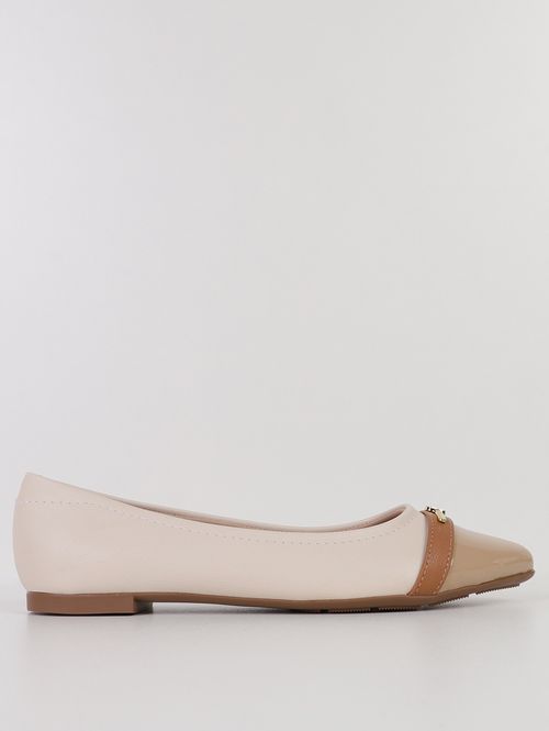 Sapatilha Bico Fino Modare Feminina CREME/BEGE
