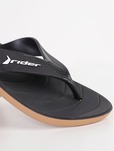 Chinelo Pulse Rider Masculino BEGE/PRETO