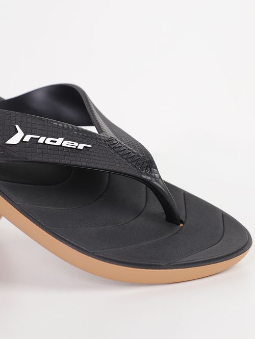 Chinelo Pulse Rider Masculino BEGE/PRETO