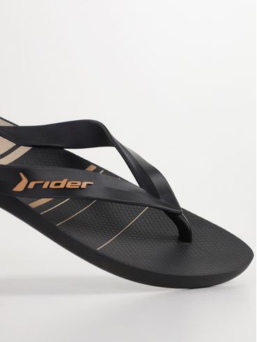 Chinelo Feel Urban Rider Masculino PRETO/BEGE