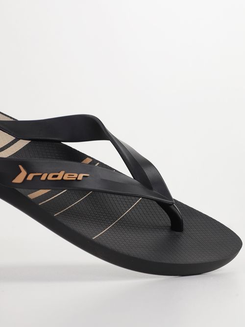 Chinelo Feel Urban Rider Masculino PRETO/BEGE