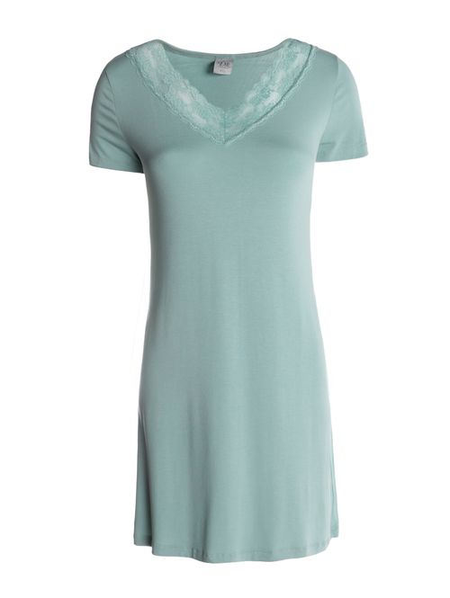 Camisola Com Renda Feminina VERDE CLARO
