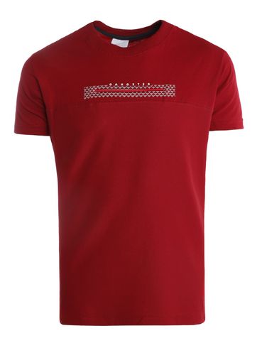 Camiseta Manga Curta Gangster Masculina VERMELHO