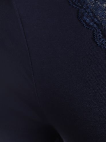 Camisola Com Renda Feminina MARINHO