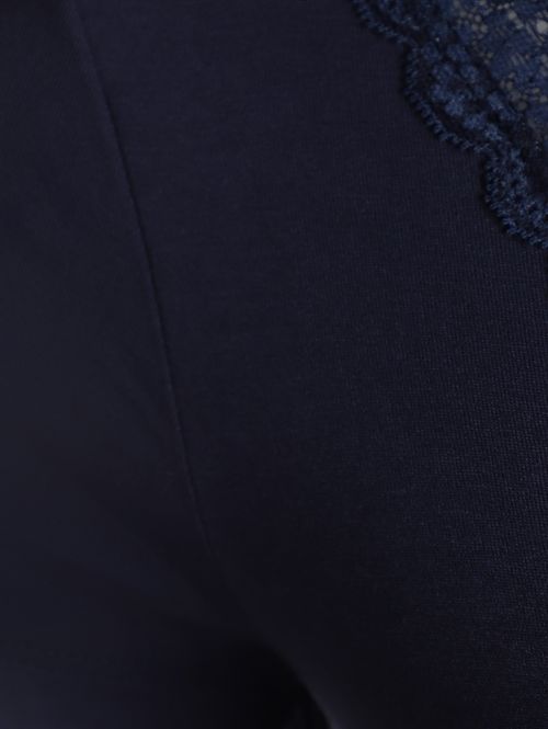 Camisola Com Renda Feminina MARINHO