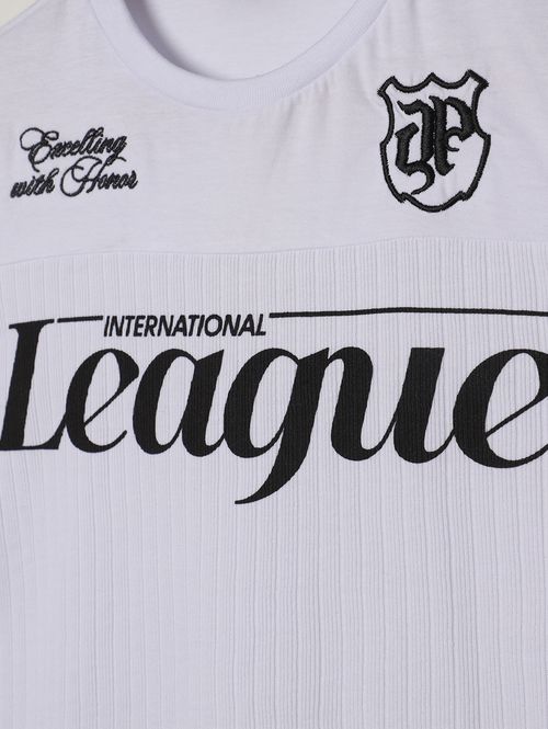 Camiseta Regata Estampada Juvenil Para Menino- BRANCO