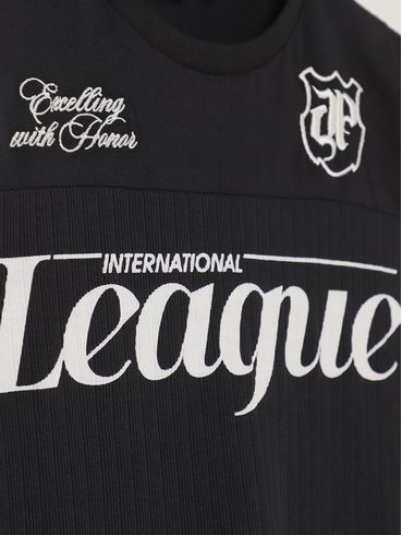 Camiseta Regata Estampada Juvenil Para Menino- PRETO