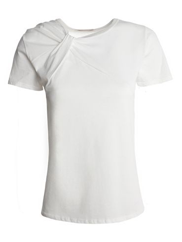 Blusa Com Torção Autentique Feminina OFF WHITE