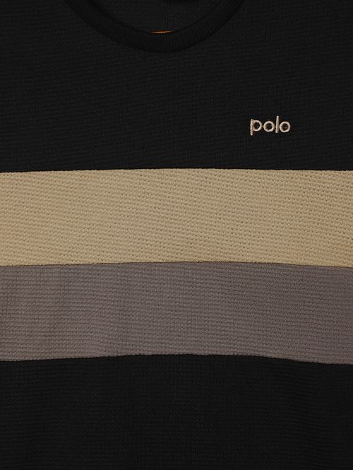 Camiseta Manga Curta Juvenil Para Menino - PRETO