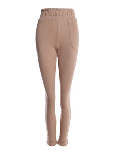 Calça Malha Helanca Autentique Feminina BEGE