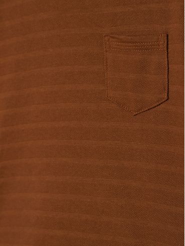 Camiseta Manga Longa Infantil Para Menino - MARROM