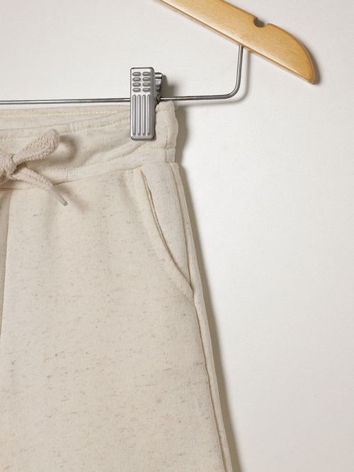 Bermuda Linho Infantil Para Menino - OFF WHITE