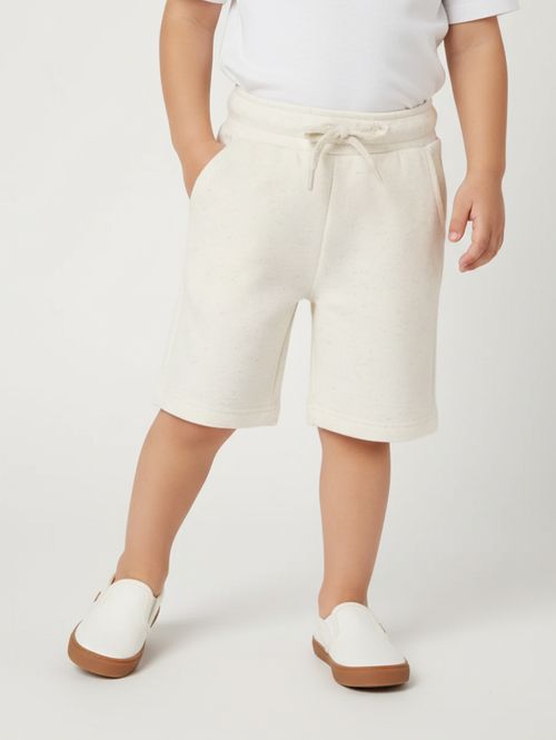 Bermuda Linho Infantil Para Menino - OFF WHITE