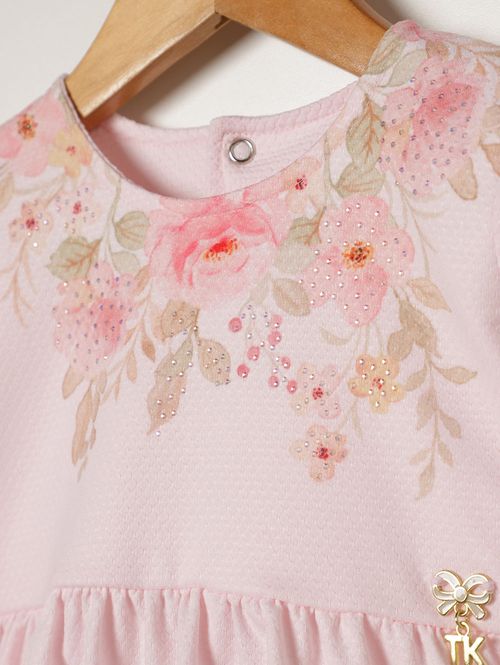 Vestido Infantil Para Bebê - ROSA