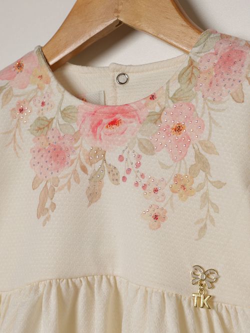 Vestido Infantil Para Bebê - OFF WHITE