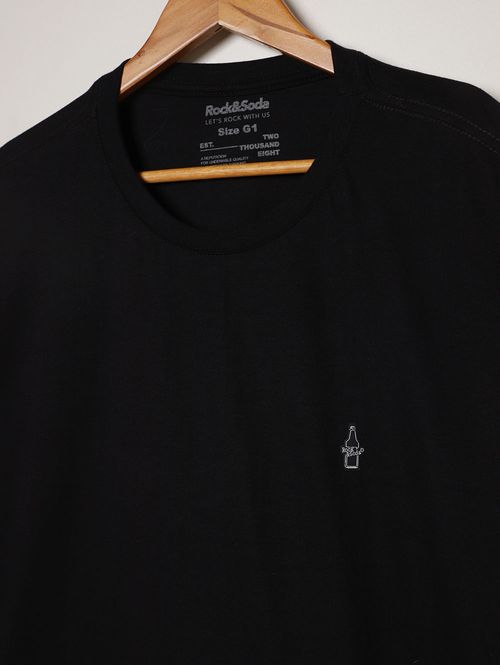 Camiseta Básica Plus Size Masculina PRETO