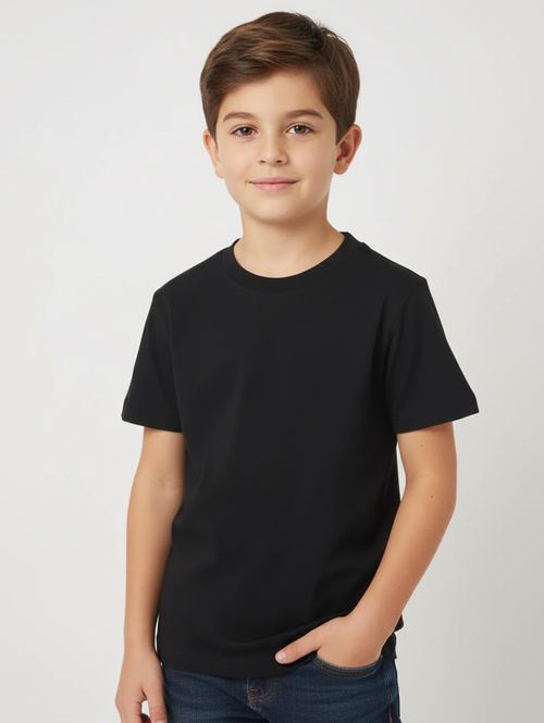 Camiseta Malhão Rústico Juvenil Para Menino - PRETO