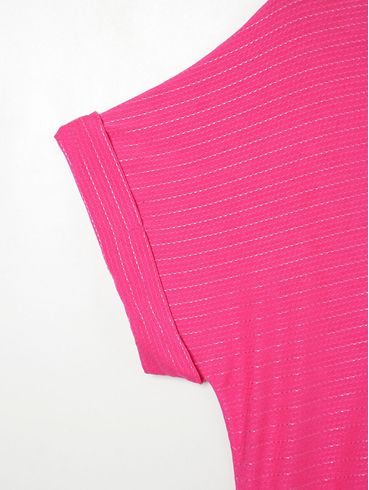 Camisa Manga Curta Autentique Plus Size Feminina Rosa Pink