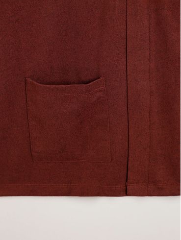 Cardigan de Tricot Plus Size Feminino MARROM