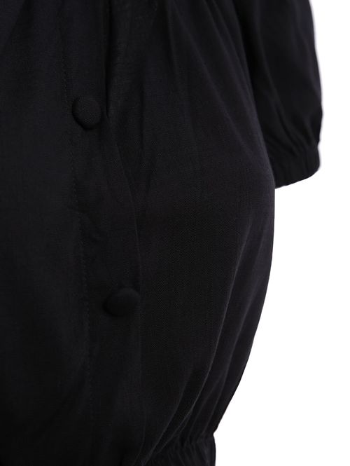 Blusa Manga Curta Feminina PRETO