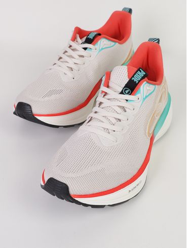 Tênis Esportivo Pride Olympikus Masculino OFF WHITE/VERMELHO