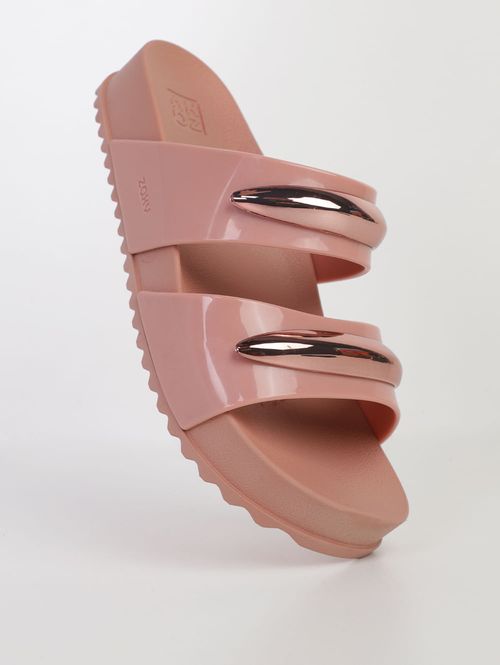 Chinelo Metal Zaxy Feminino NUDE