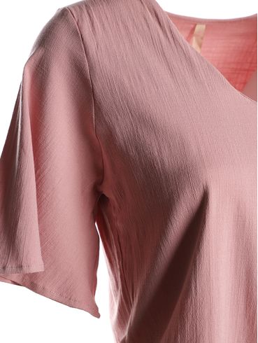 Blusa Manga Sino Feminina ROSA