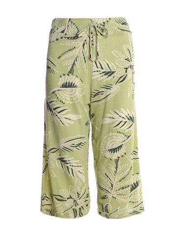Calça Malha Marrocos Pantacourt Feminina VERDE