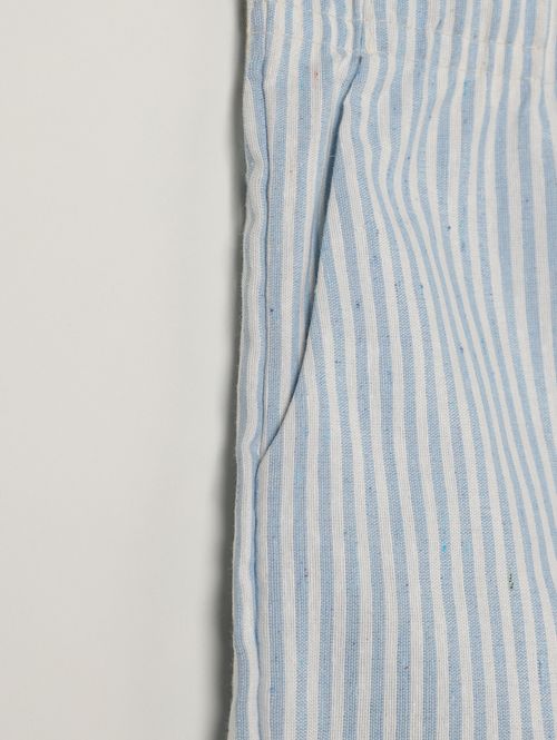 Conjunto Curto Sarja Infantil Para Menino - AZUL