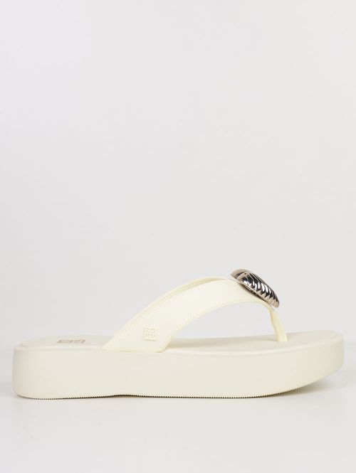 Chinelo Alto Hot New Zaxy Feminino OFF WHITE
